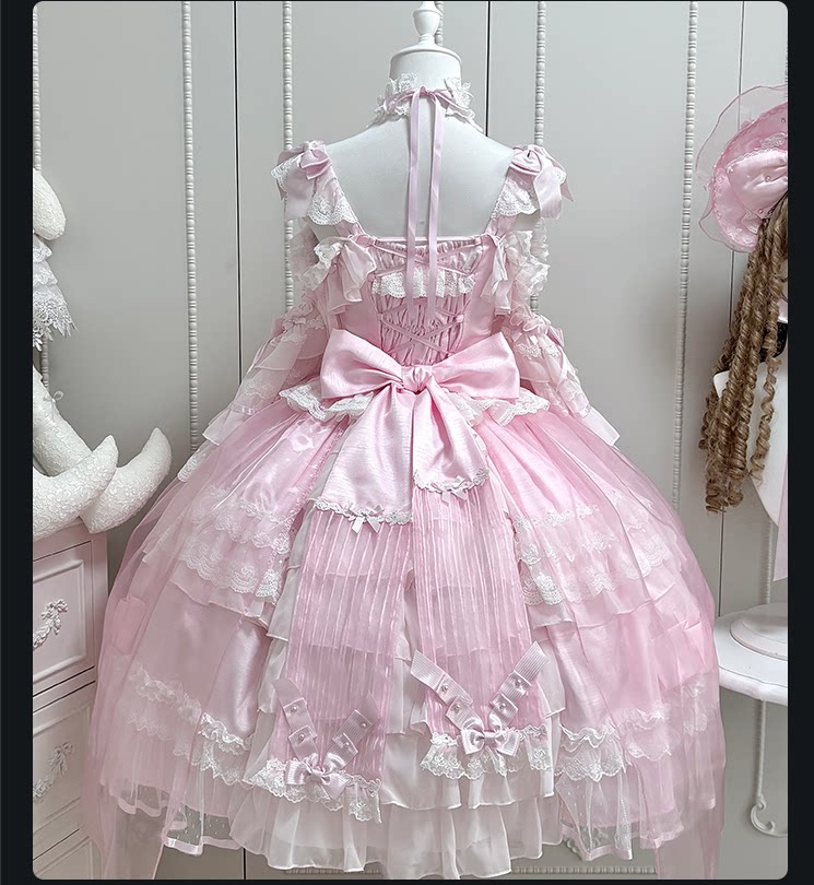 Dream Fu - Princess Gem - Pink or White JSK with Veil and Set Options