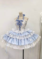 Blue (Bodice + Skirt + 2 Ribbons) / S