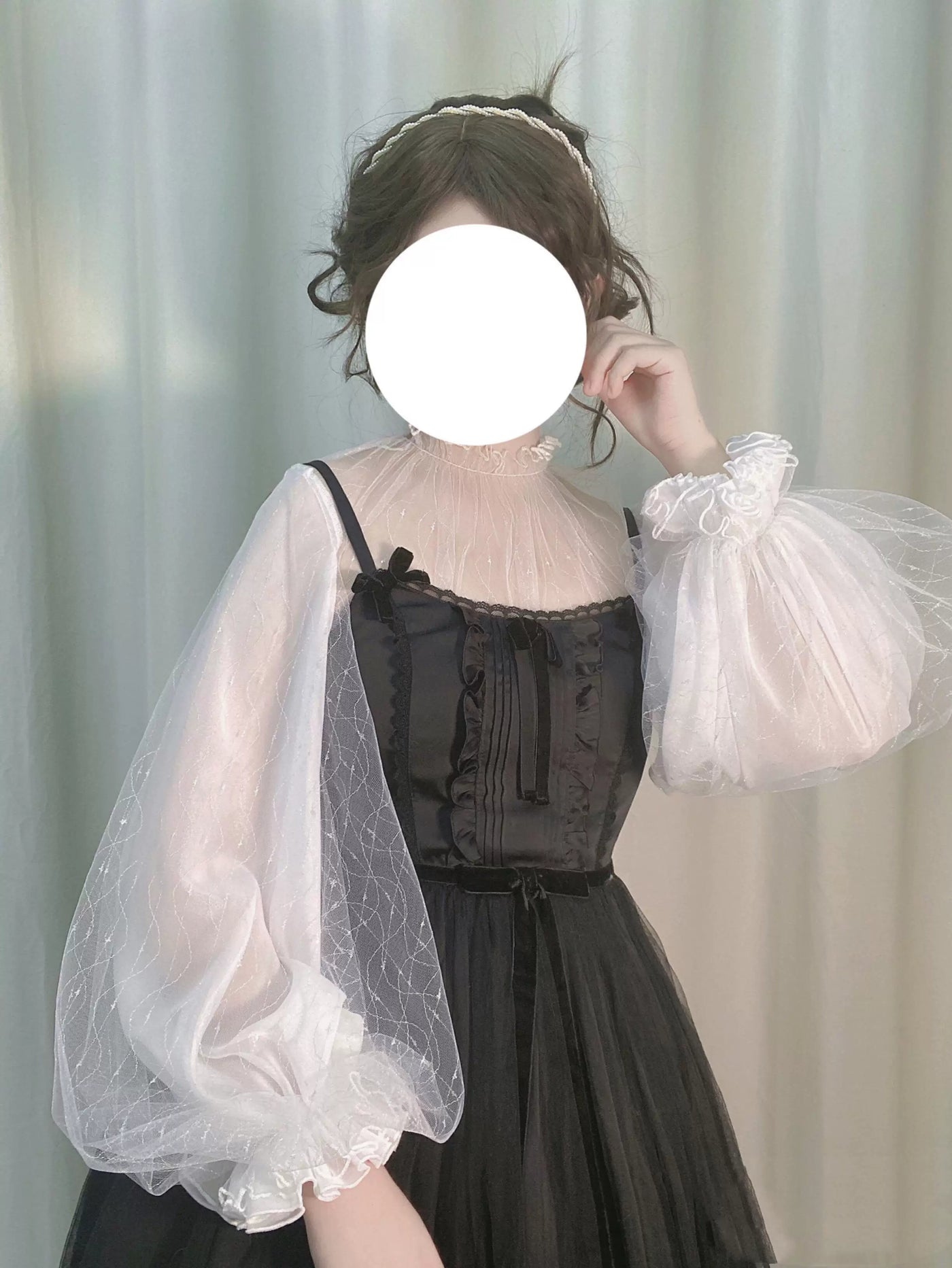 Sweetheart Dream Machine - Siren - Mesh Inner Layer with Lantern Sleeves