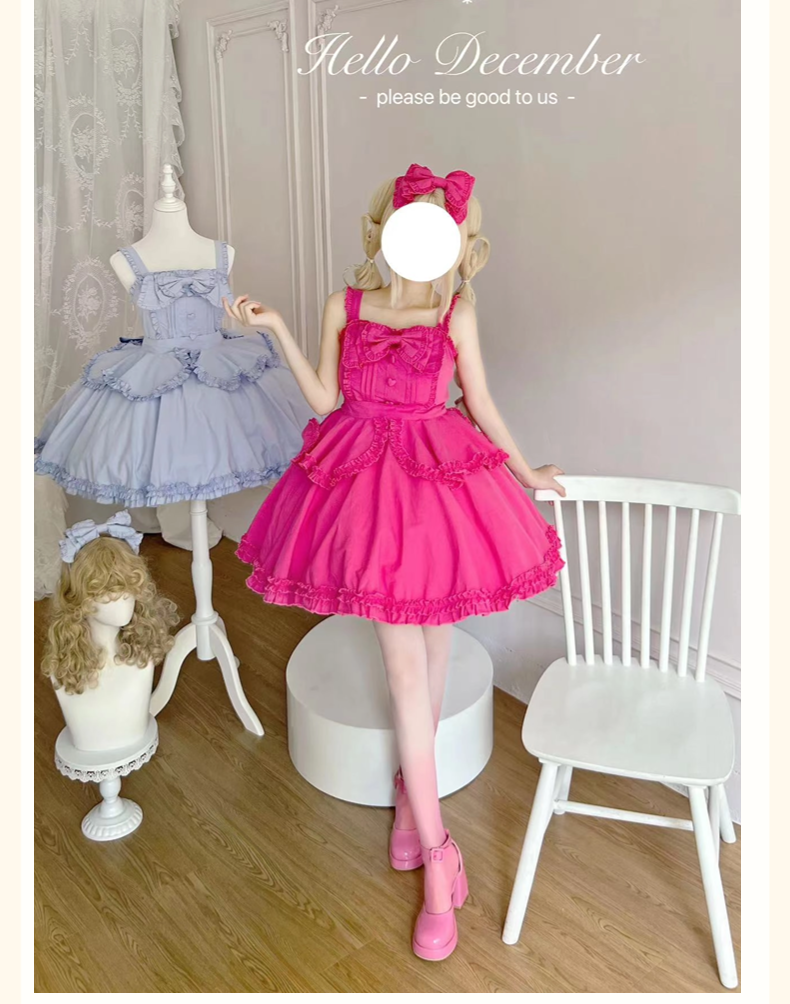 Sakurada Fawn - Plus Size Lolita JSK Dress - Multicolors JSK Dress