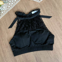 With PUJI - Early Morning on the Seine - Lolita Top, Detachable Styling - Removable Padding Black Inner Layer Early Stock / S