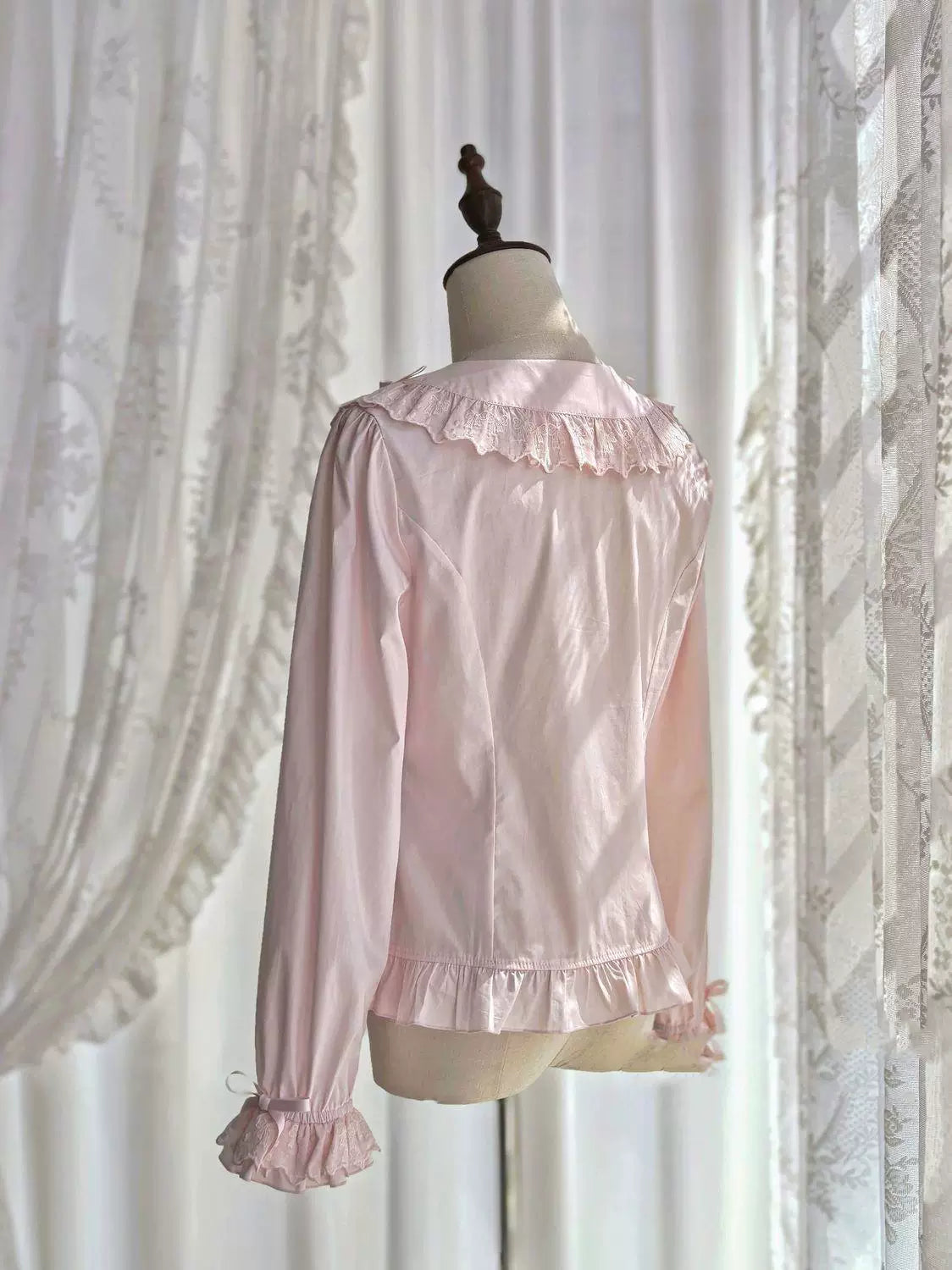 Sweetheart Dream Machine - Doll Ruffle - Long-Sleeve Lolita Blouse with Layered Collar Ruffles