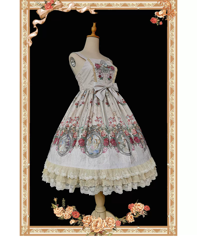 Infanta - Royal Fresco - Brushed Print JSK