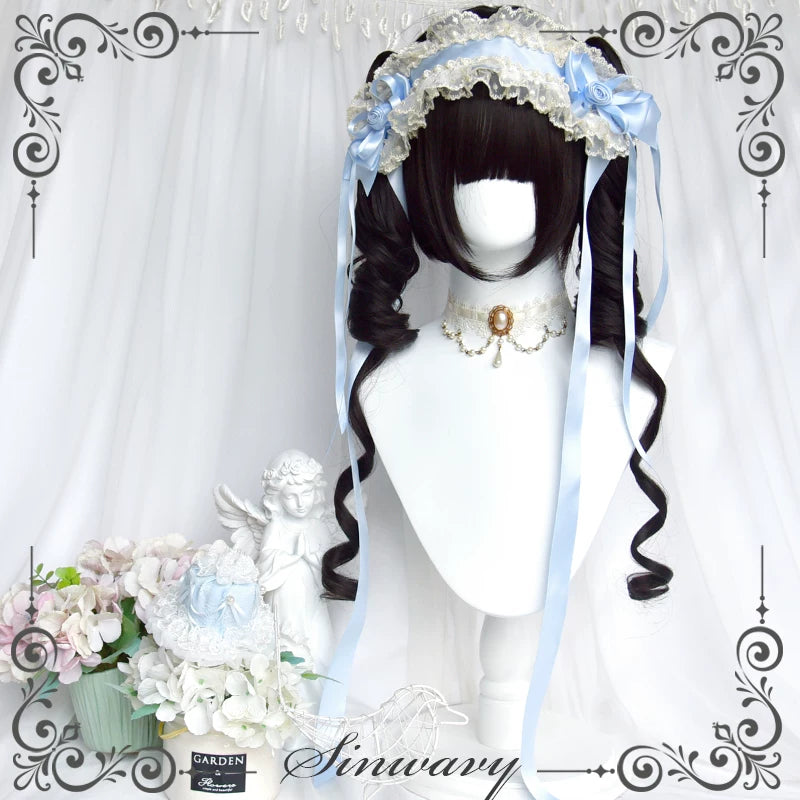 Sinwavy natural black double ponytail wig - view 5