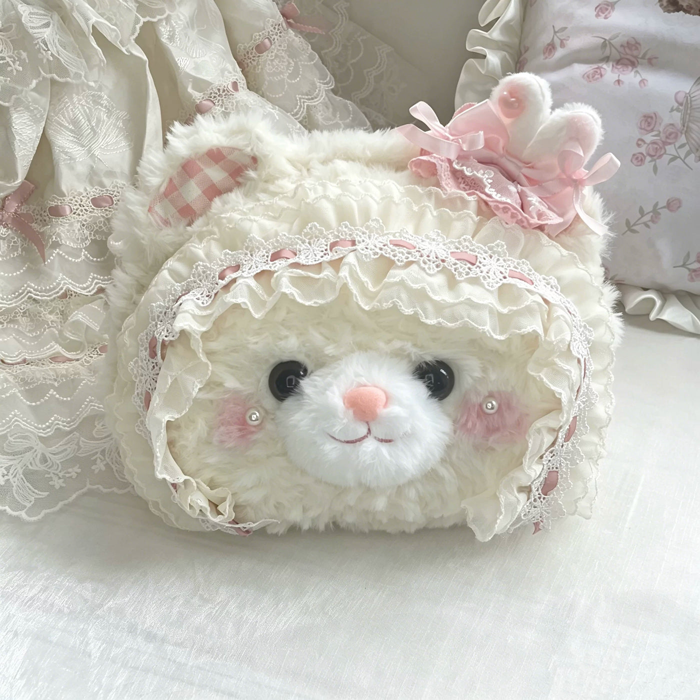 Lolita - Plush Bear Crossbody Bag - Individually Selectable Lolita