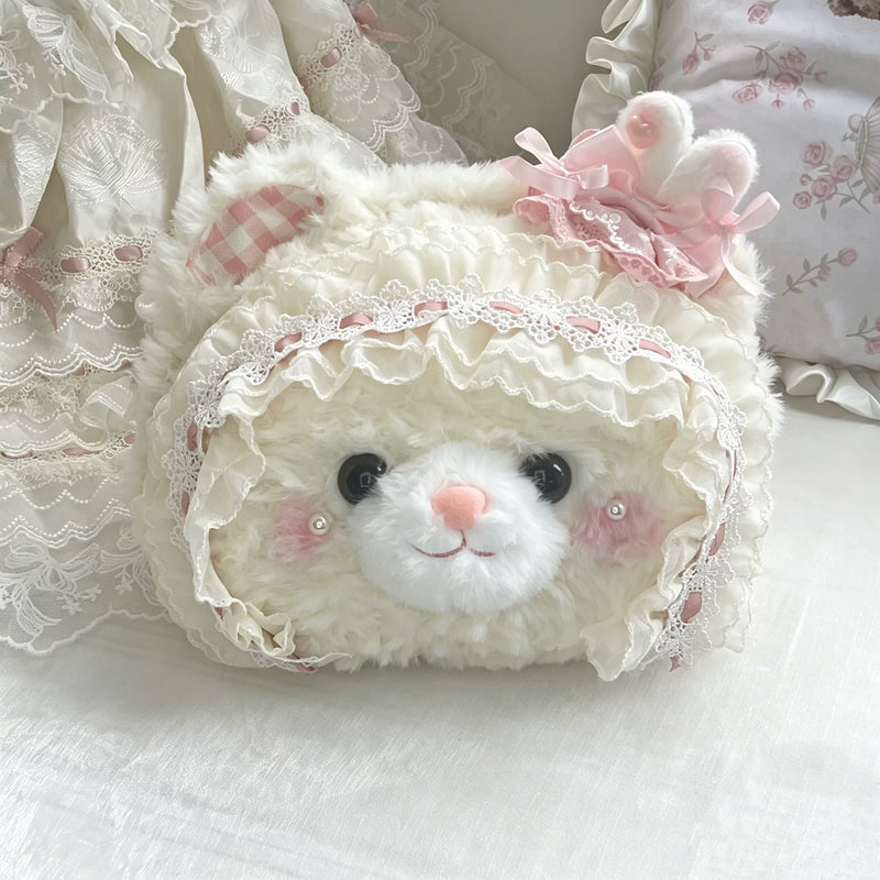 Lolita - Plush Bear Crossbody Bag - Individually Selectable Lolita