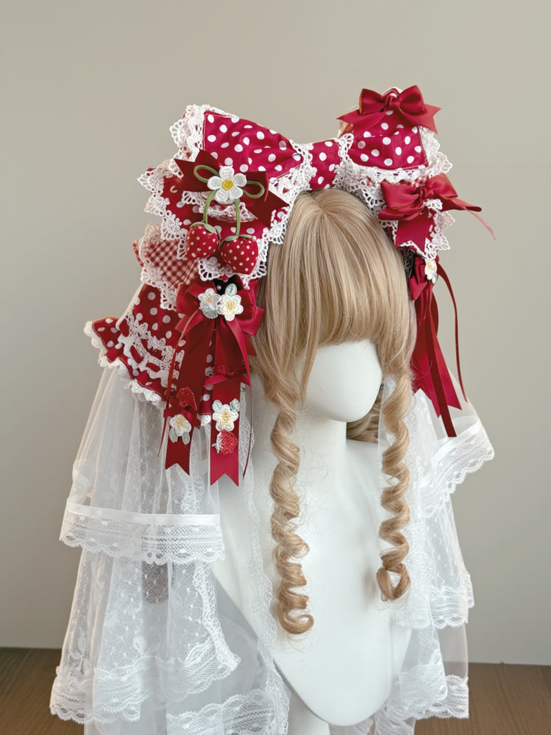 Her Vintage Society Strawberry Garden Red Riding Hood — additional product view