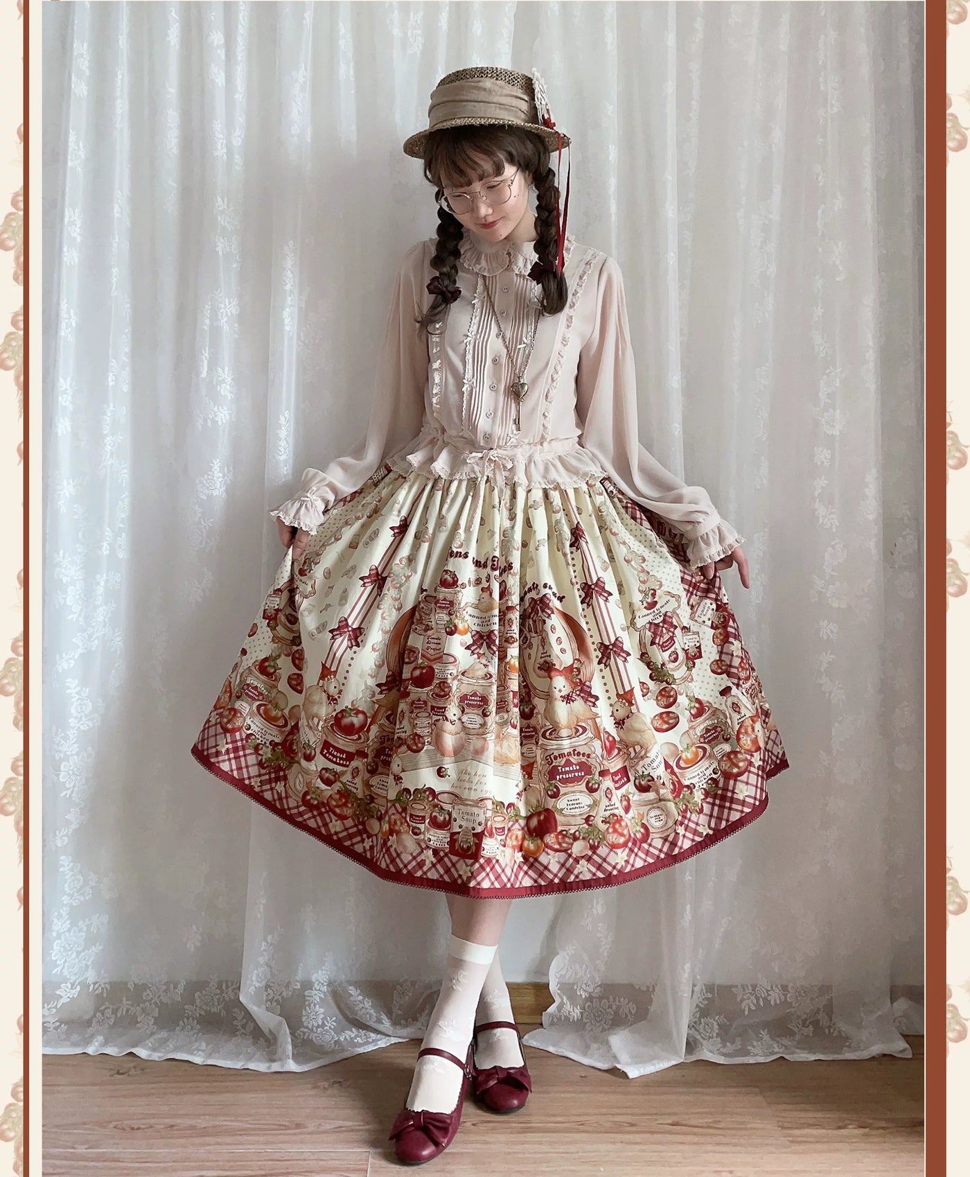 WF - Tomato Can - One-Piece Dress and Coordinate Pieces with Tomato Print