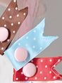 Ear clip: blue flag, pink clasp (not shipped if ordered alone) / Single rabbit-ear headband, excluding side clip and ear clip
