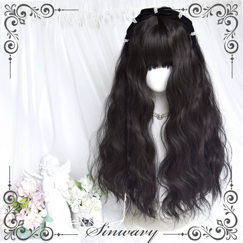 Sinwavy natural black long curly wig - view 5