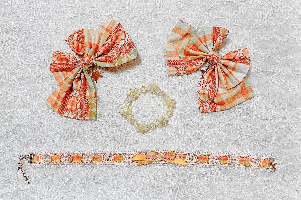 Lolita - Mango Macchiato - Ginger Yellow Sweet Lolita JSK
