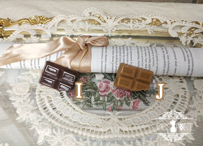 Chocolate Daily Lolita Bow KC Brooch dark chocolate brooch I