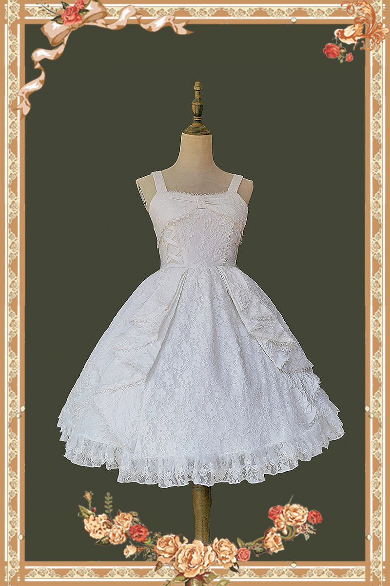 Singer - Lolita Plain Color JSK Dress S white