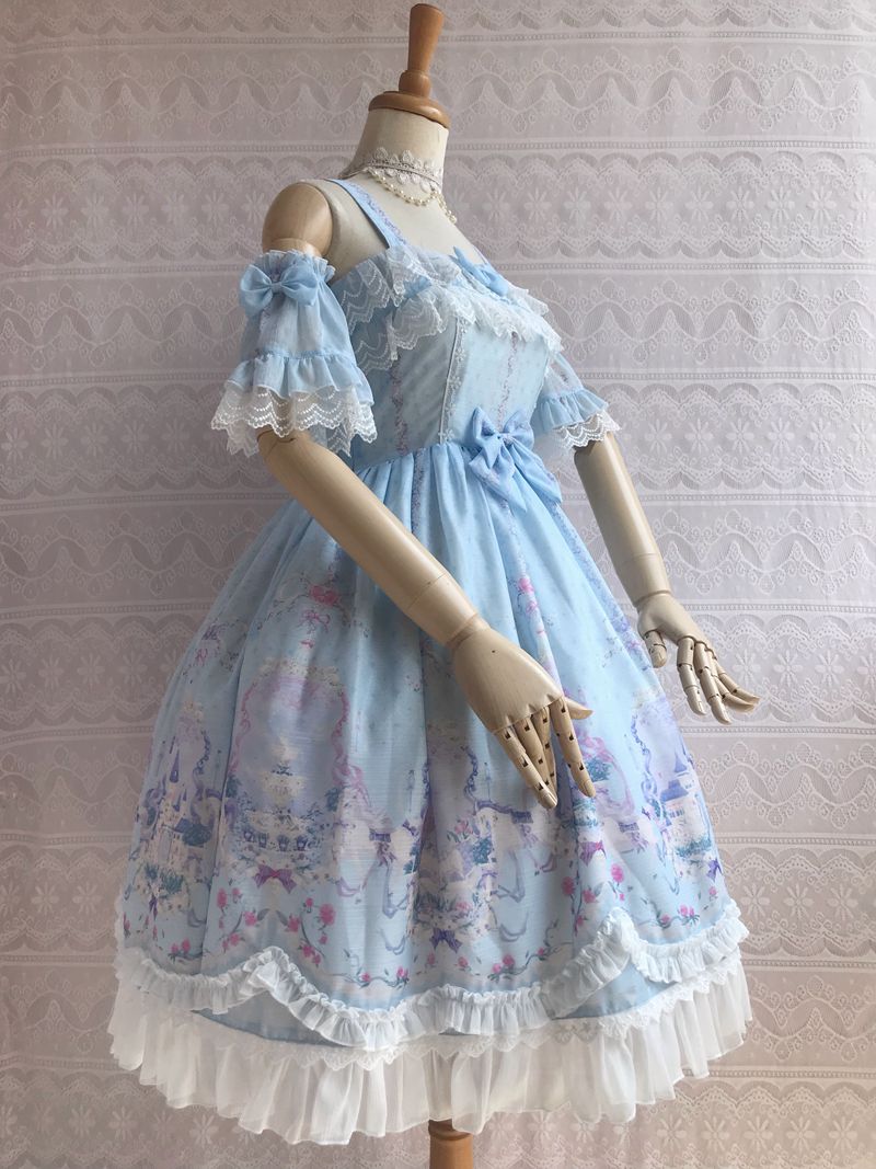 Yilia - Unicorn's Secret Garden Summer - Lolita JSK Dress JSK Dress