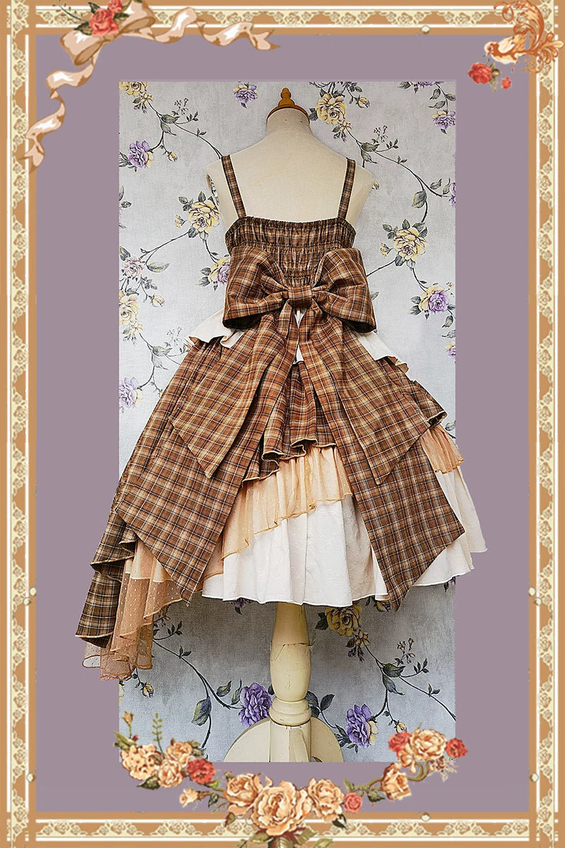 Infanta - Bookmark - Asymmetric Plaid JSK & Headbow