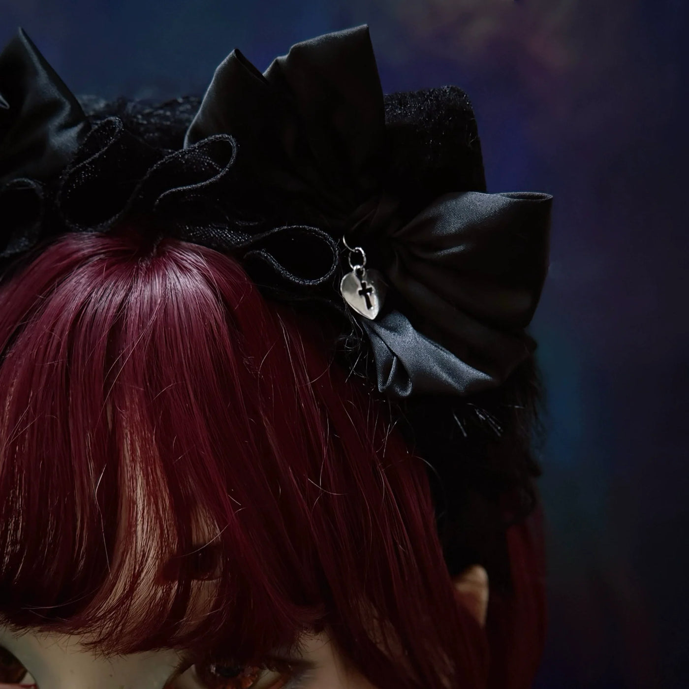 Strange Sugar - Plush Gothic Lolita KC with Cat Ears - Headwear