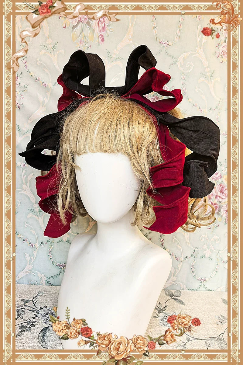 Chandelier - Old School Lolita OP Dress, Polka Dot, Chandelier Print