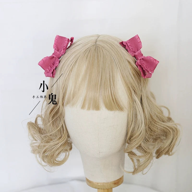 Xiaogui - Cute Lolita Headwear Ponytail - Hairclips Daily Lolita Accessories Headwear