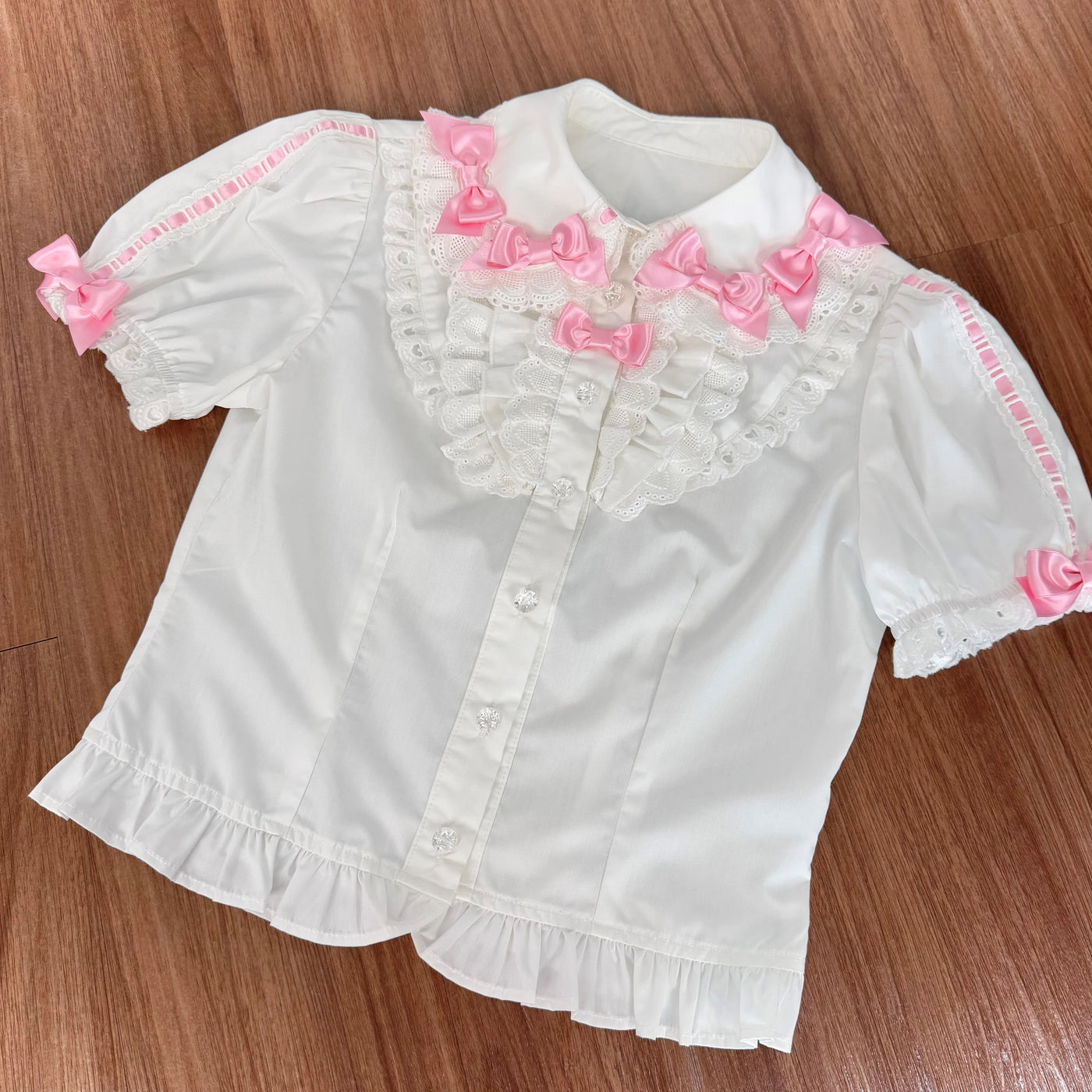 Tata Long Ear - Spring 2025 Floral Wall - JSK and OP Dresses with Tiered Lace Hems