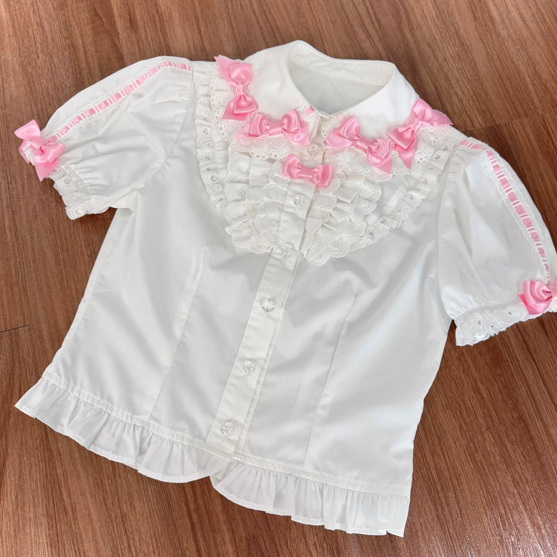 Tata Long Ear - Spring 2025 Floral Wall - JSK and OP Dresses with Tiered Lace Hems