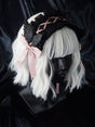 Black With Pink Hairband (black wing)