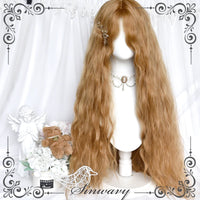 Sinwavy - Capriccio - 80cm water-wave long curly Lolita wig - Amber brown