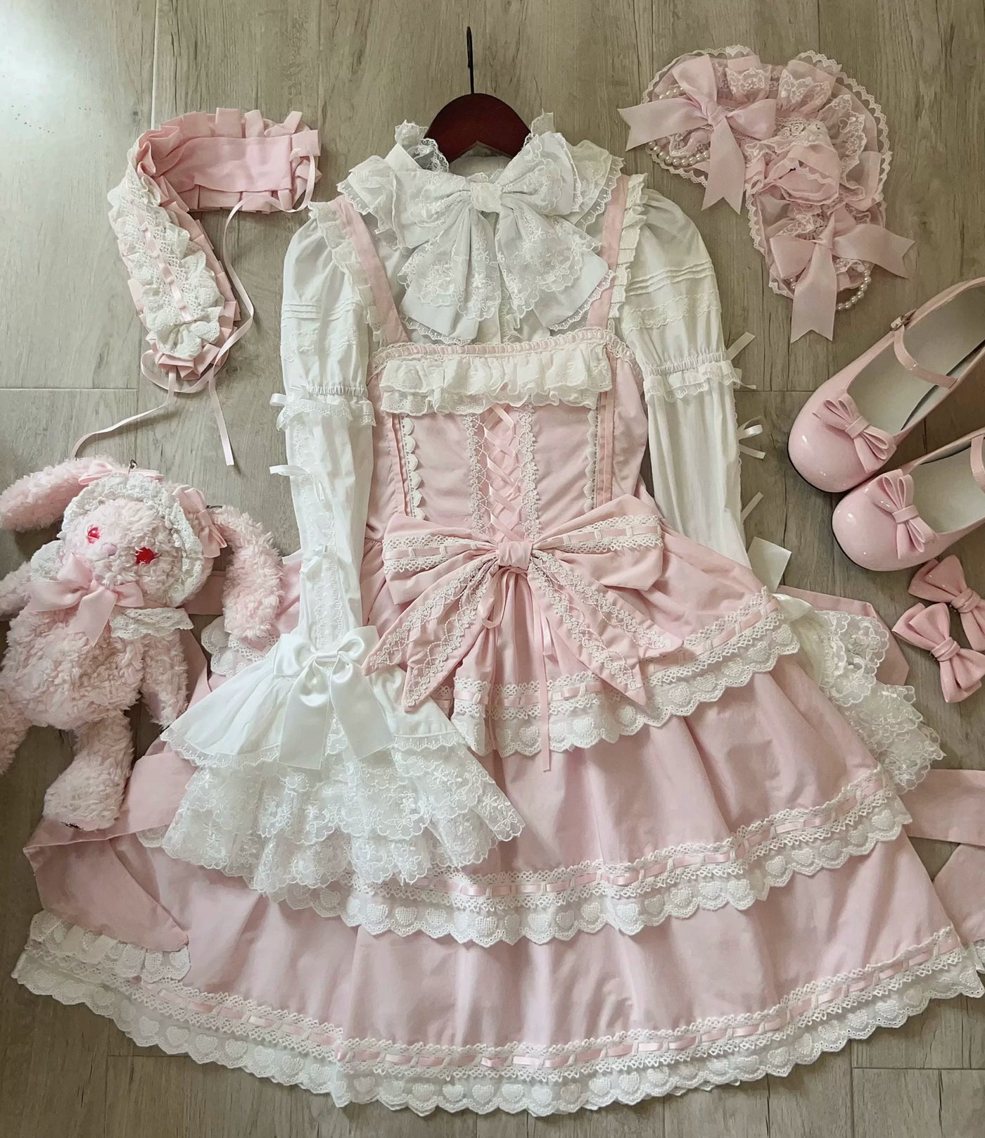 Tata Long Ear - Otome Heart - Vintage-inspired Sweet Lolita JSK