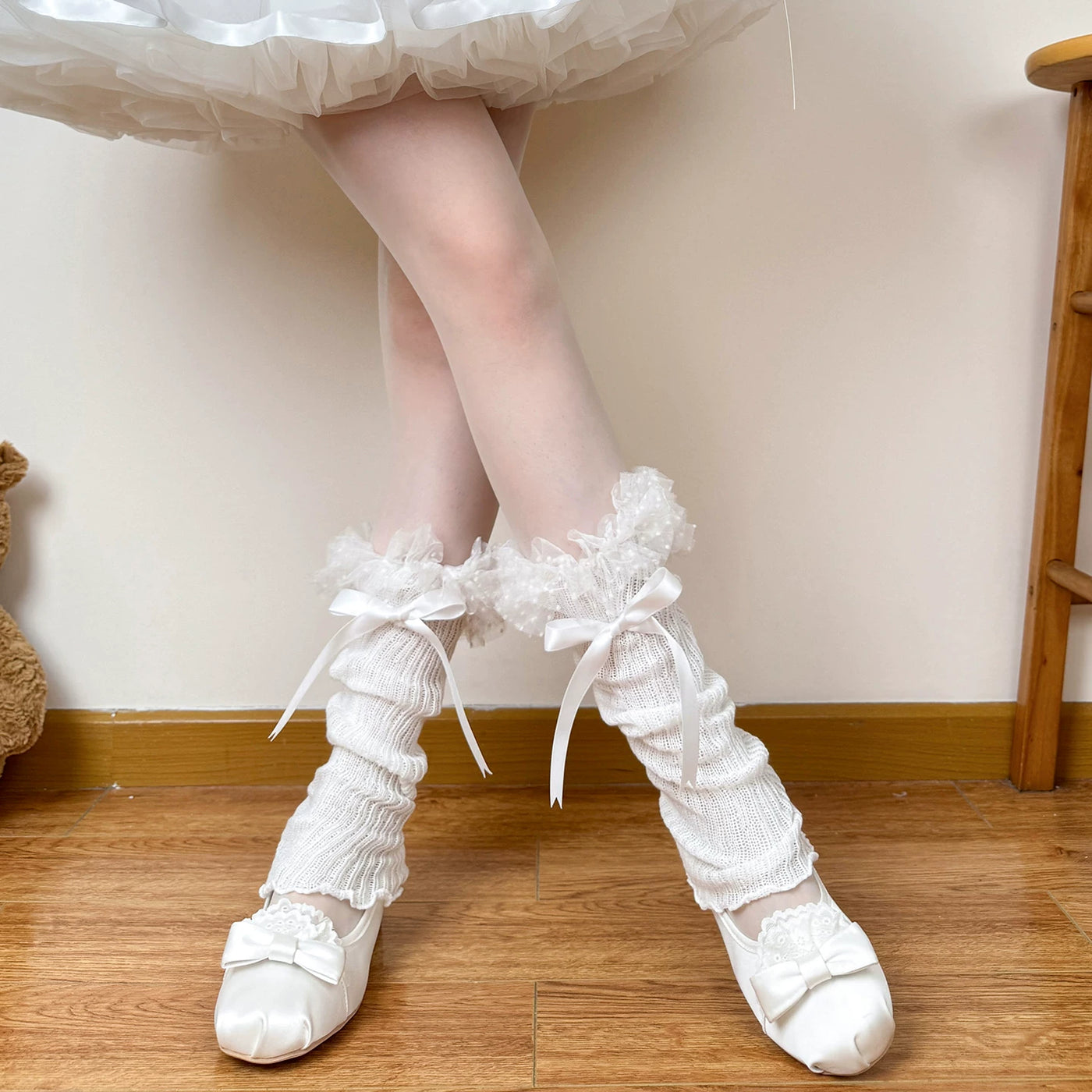 Chubby Bear Tales - Summer Layering - Sock Covers with Wide-Leg, Slouch and Lace Options