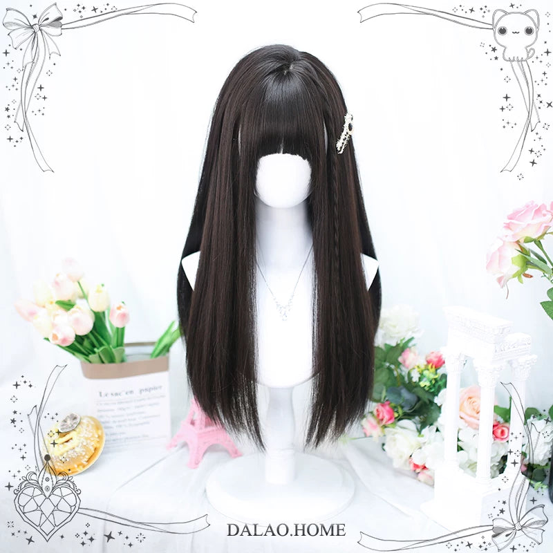 Dalao Home 2083 long straight student wig - view 7
