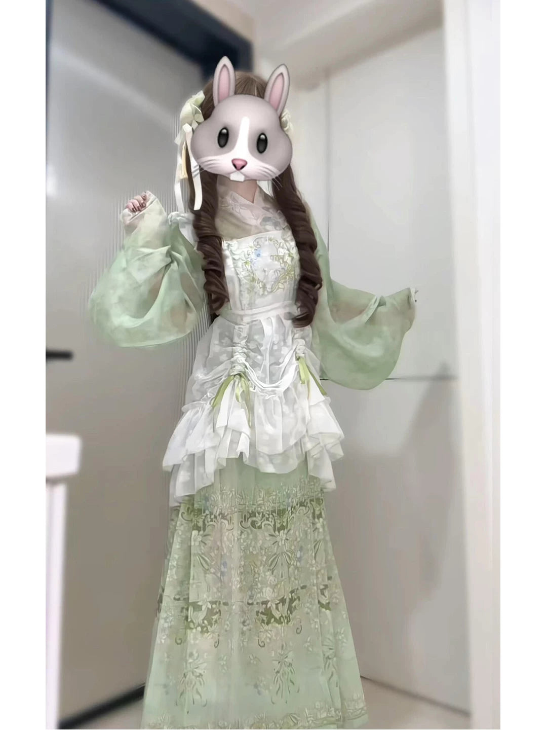 Lolita Collection - Sweet Lolita Han-Yang Eclectic Dress - Green