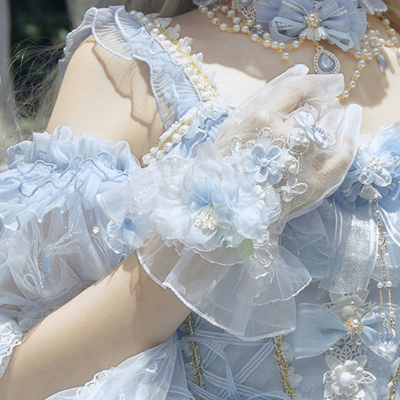 Cat Fairy - Runaway Princess Lolita - Medium blue Lolita accessories