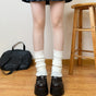 Lace sock cover, approx. 30cm white