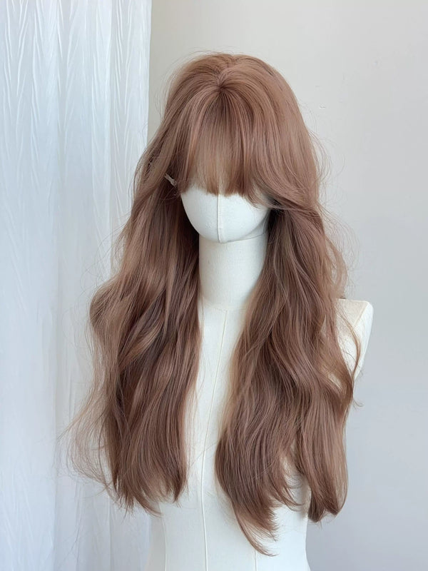 Lolita long curly champagne wig - view 1