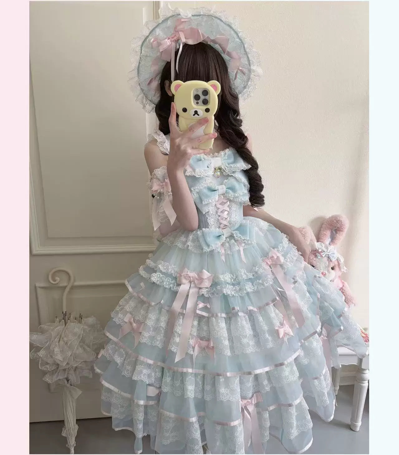 PS Original - Sakura Snow Love Melody - Pastel pink Sweet Lolita