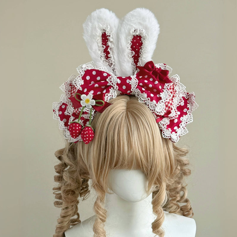 Her Vintage Society Strawberry Garden Red Riding Hood — additional product view