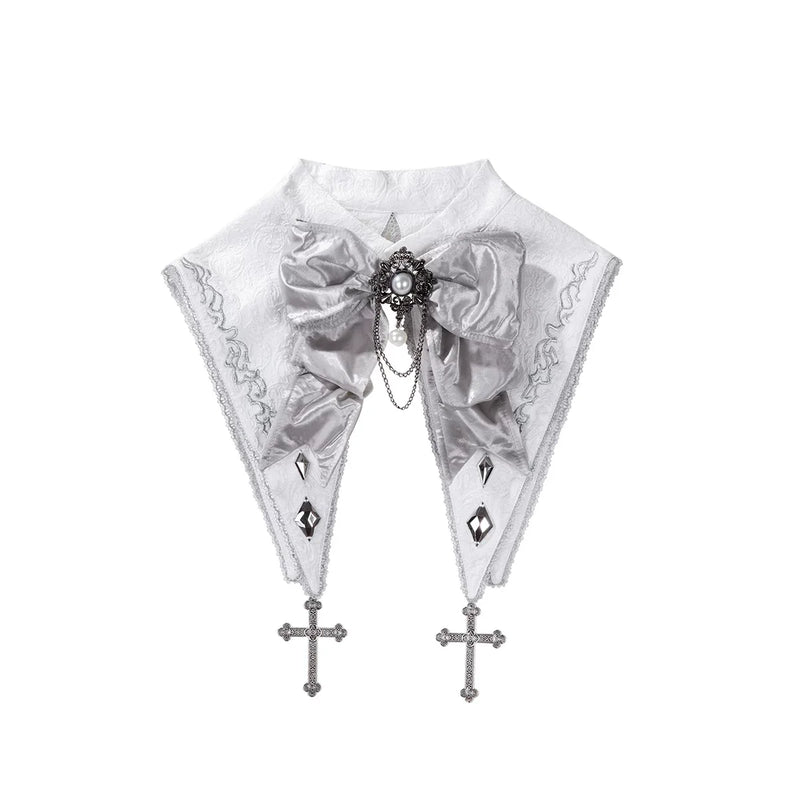 Letters from Unknown Star - Silver Covenant - Ouji blouse and outfit options with cross embellishments