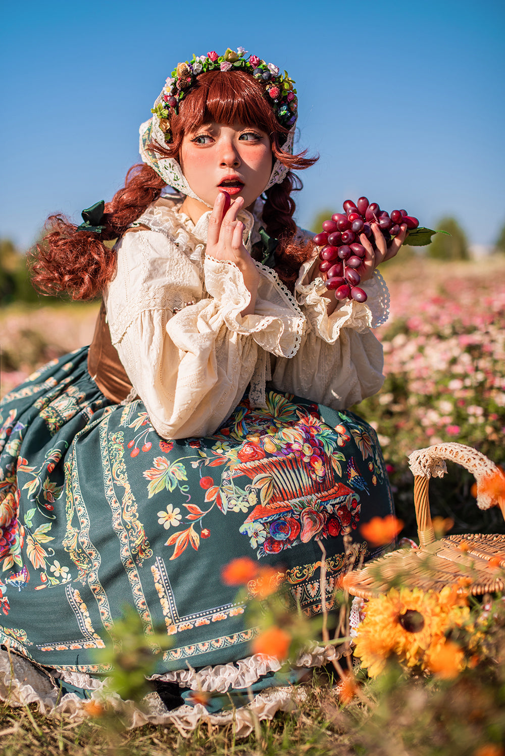 Miss Point - Rich Hymn - Lolita Bavarian Long Velvet JSK