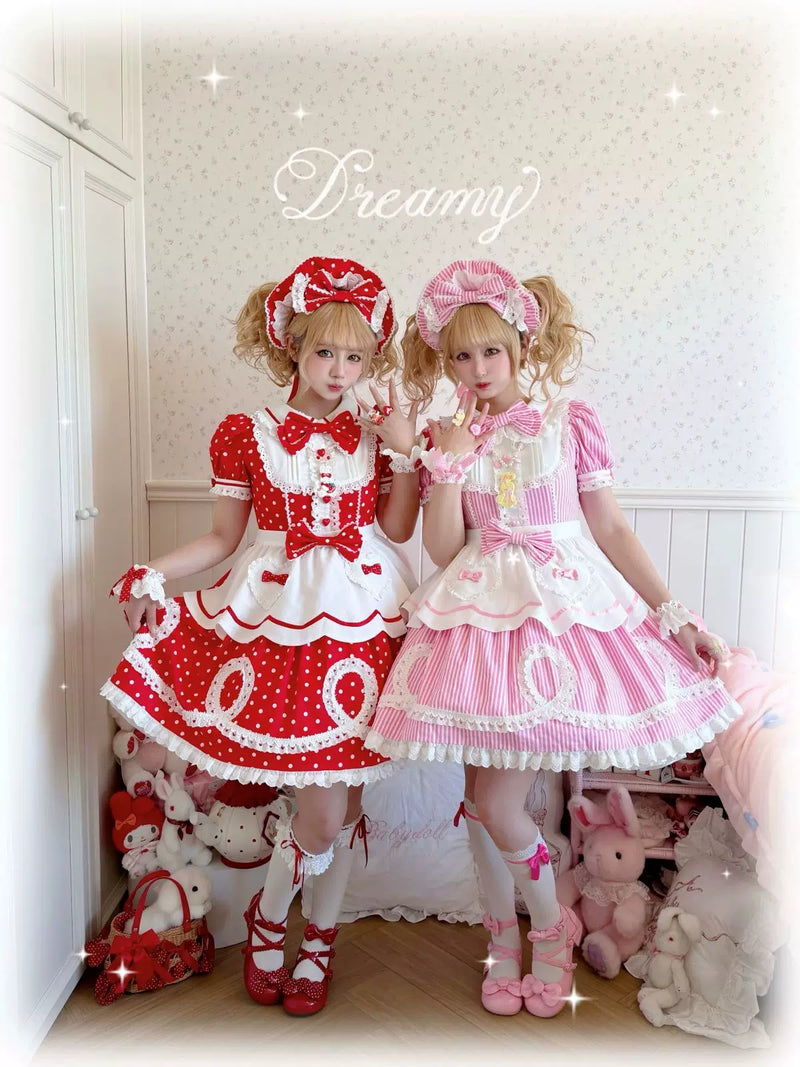 Tata Long Ear - Candy Shop Day Manager - Vintage-style Sweet Lolita