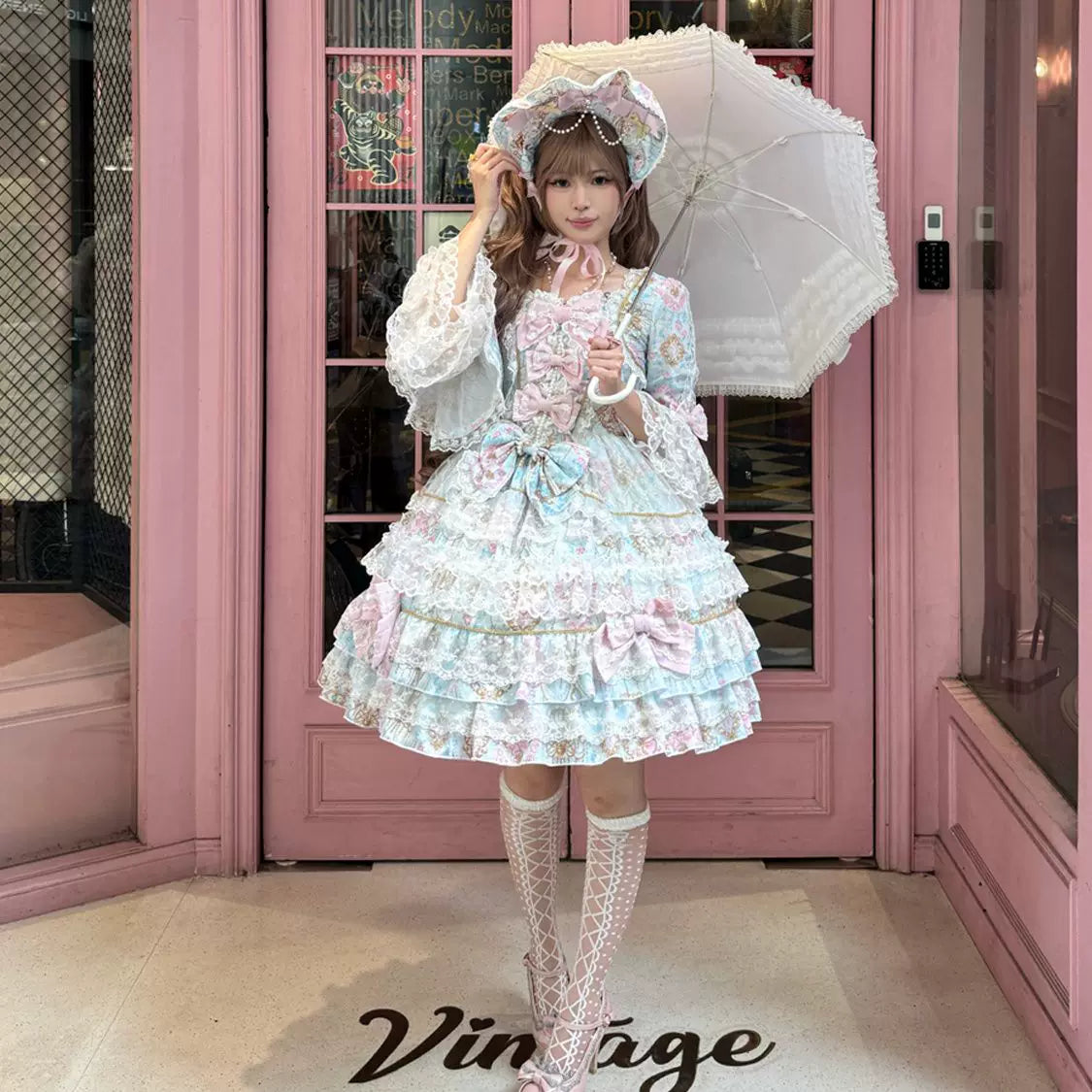 Hanguliang - Candelabra Overture - Sweet Lolita long-sleeve one-piece