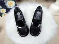 Kitten Toast - Simple Academy - Penny Loafers - Black - 2.5 cm Heel / 34