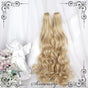 Platinum - pair of egg-curl ponytails (updated golden colour)