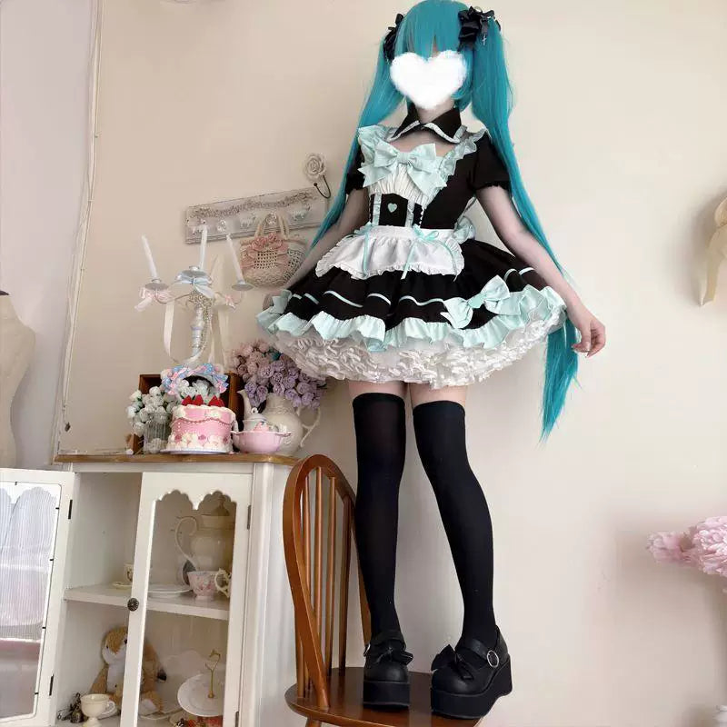 Sweetheart Dream Machine - Sweet Maid - OP Dress Set with a Ruffled Apron