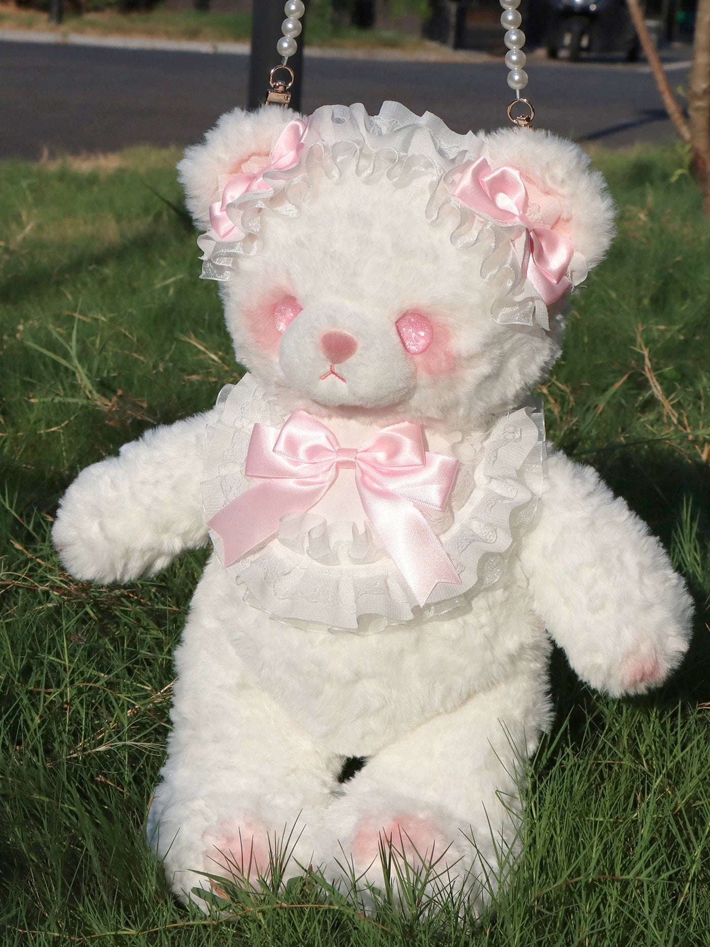 BearStar - Bib Bear Bag - Medium Plush Bag