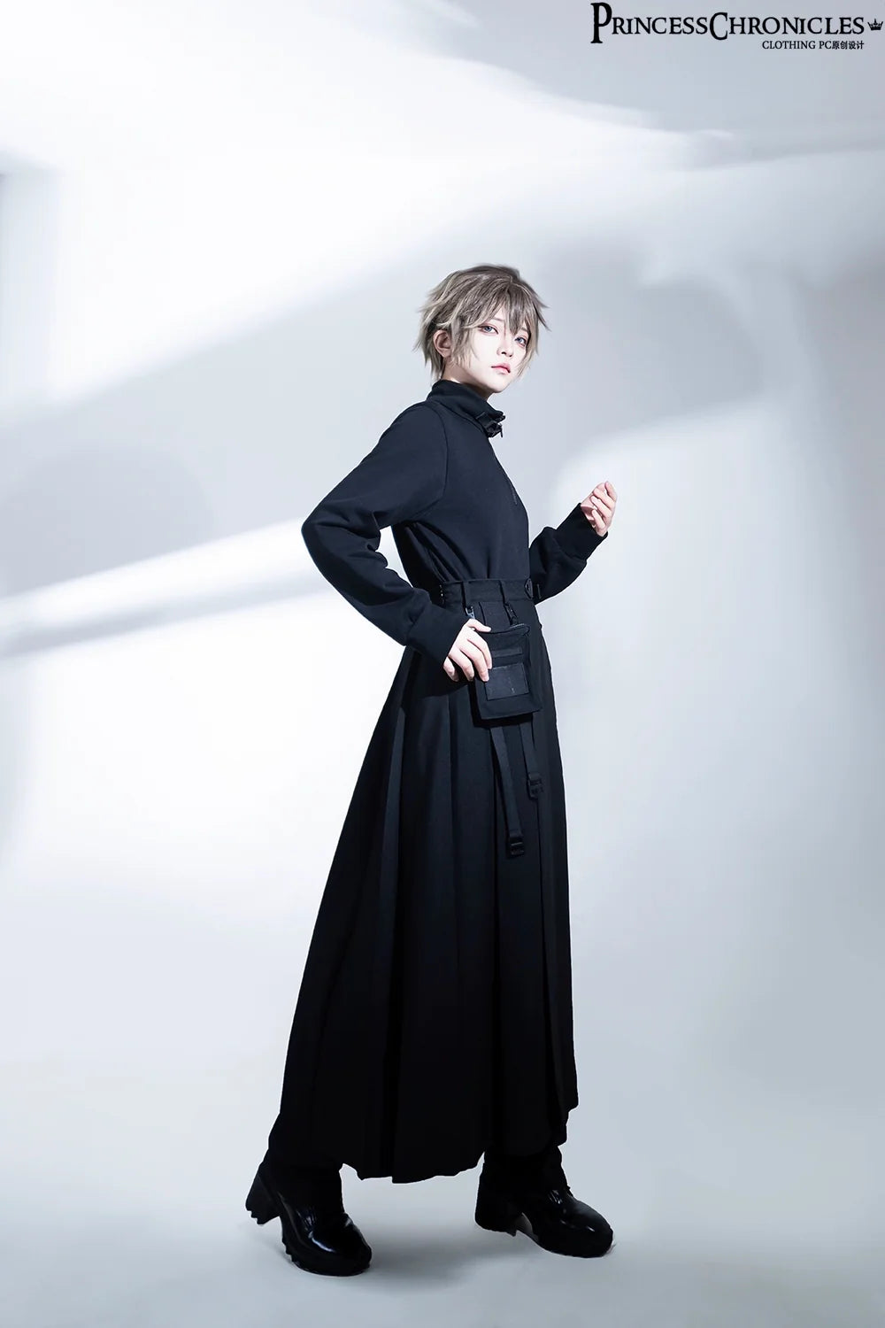 Princess Chronicles - Nameless Blade - Wasteland Techwear Handsome Skirt and Inner Shorts