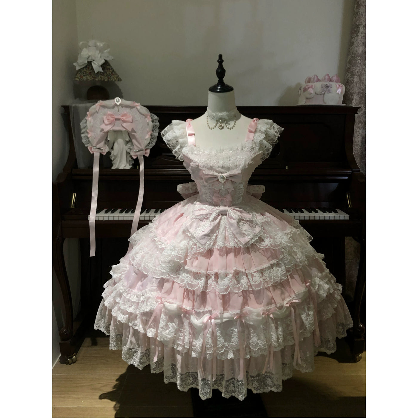 White Sugar Girl - Eternal Flower Letter - Sleeveless sweet lolita