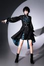 Chemise à manches longues + Gilet long + Short + Jabot / S
