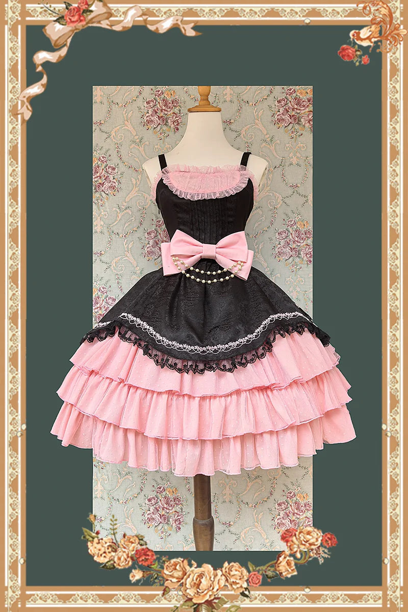 Infanta - Pearl Jewellery Box - Jacquard Bustle JSK