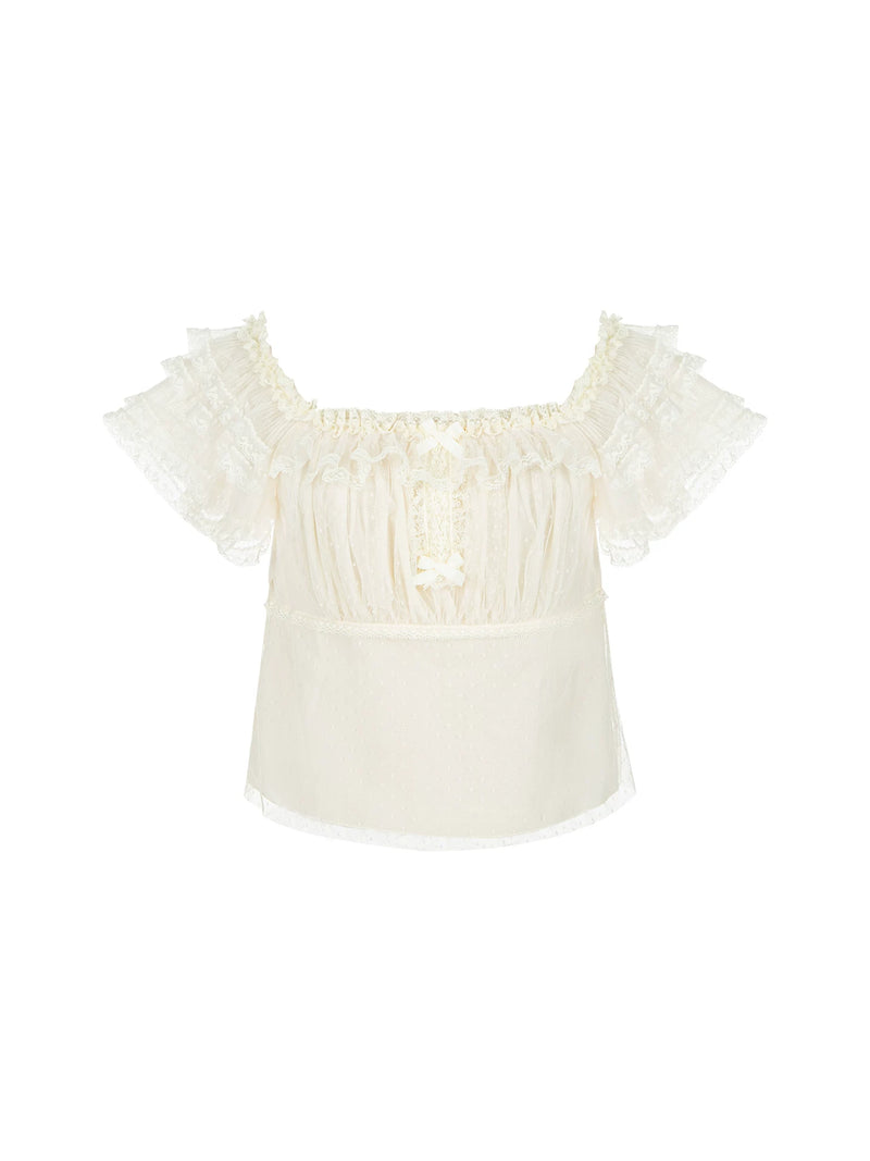 With PUJI - Little Sea Salt - Lolita Top detail view 5
