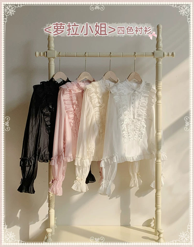 With PUJI - Miss Laura Blouse - Classic Lolita Blouse detail view 6