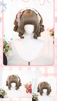 Dalao Home - Yunnuo - short Roman curl wig - Yunnuo Linen Ash Brown